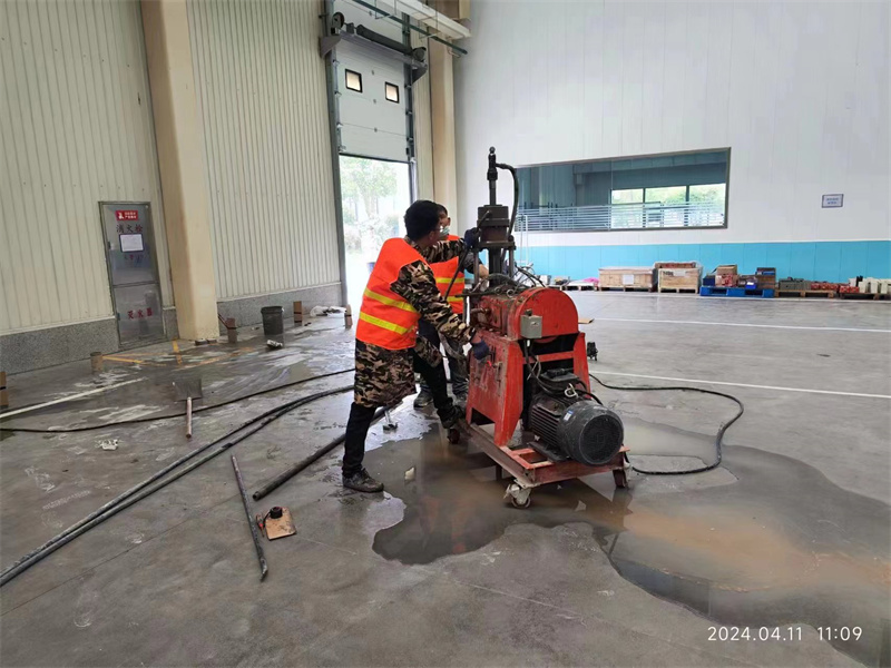 涪陵厂房地面下沉塌陷注浆加固施工